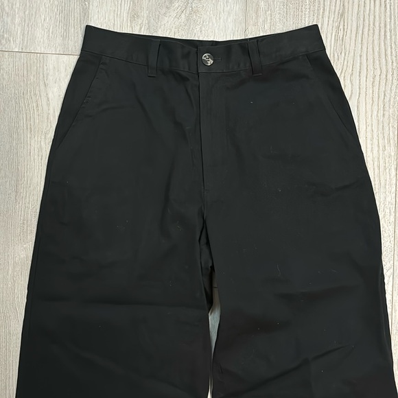 🔥BUNDLESALE Mens 30/32 U-Right wrinkle free black khakis chino pants nwt - Picture 1 of 7